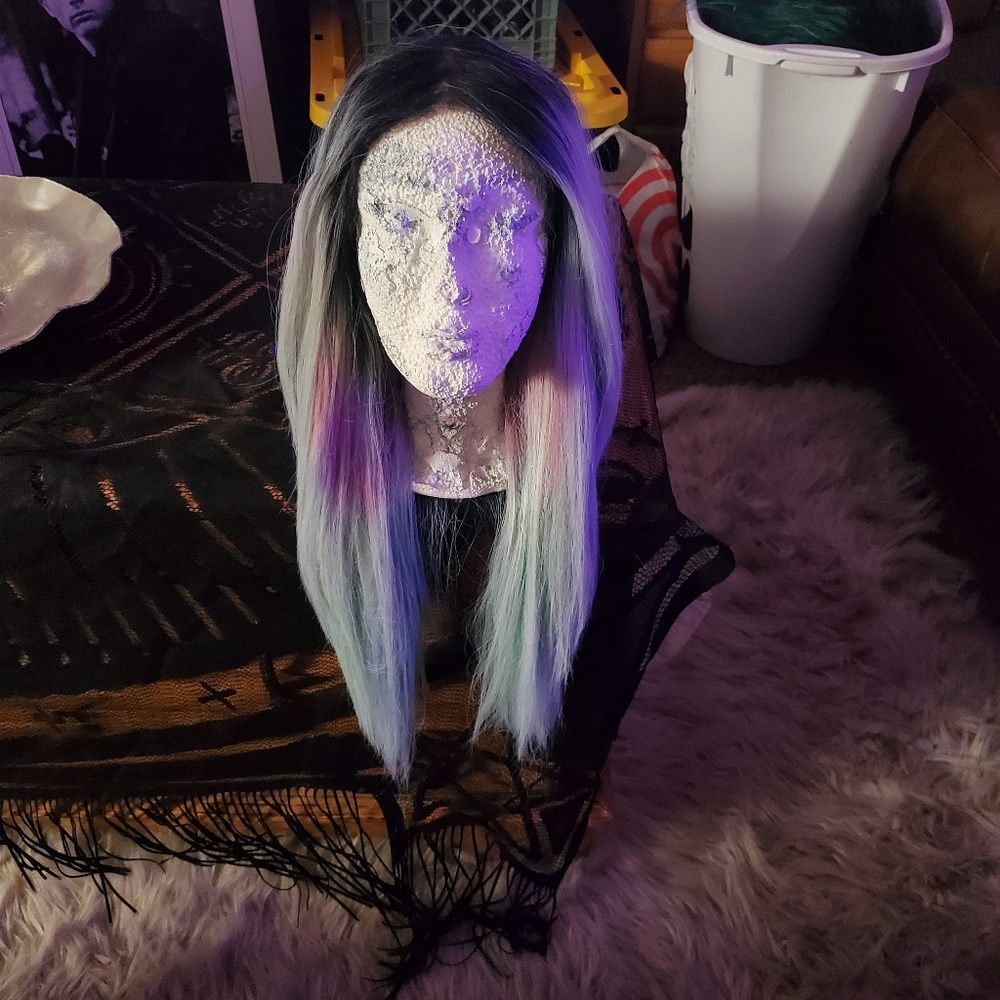 *Not Sold- HR human blend lace front wig